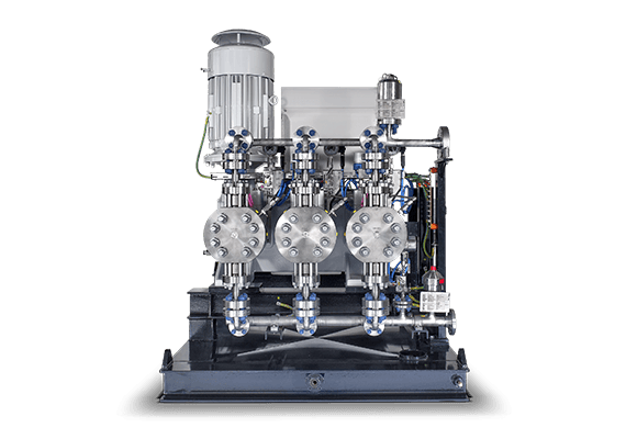 LEWA triplex high pressure pump for process engineering