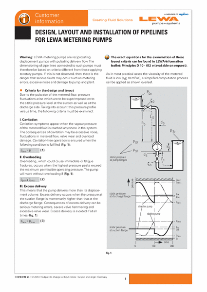 Design of pipelines (EN)